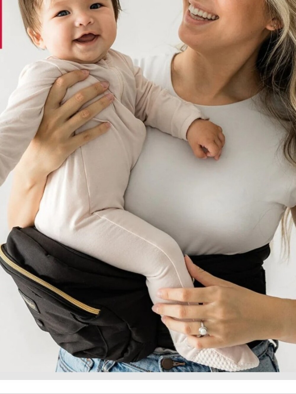 NWOT The Tushbaby Black Hip Carrier